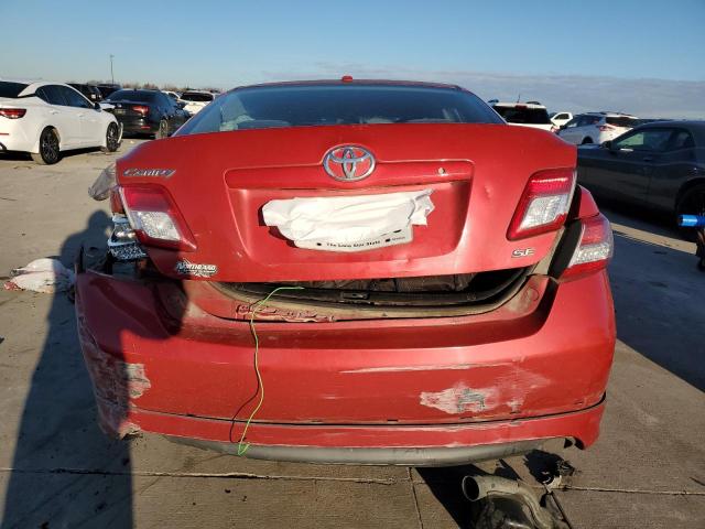 4T1BF3EK0AU522796 - 2010 TOYOTA CAMRY BASE RED photo 6