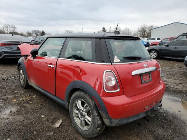 WMWSU3C52DT374245 - 2013 MINI COOPER RED photo 2