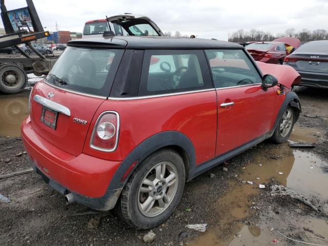 WMWSU3C52DT374245 - 2013 MINI COOPER RED photo 3