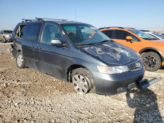 5FNRL18834B129193 - 2004 HONDA ODYSSEY EX BLUE photo 4