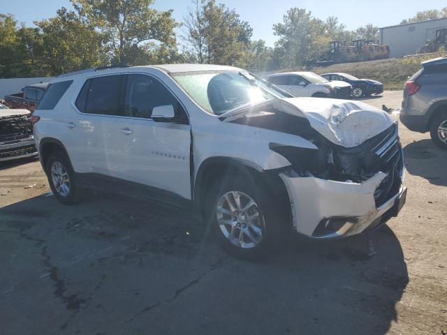 1GNERGKW5JJ278871 - 2018 CHEVROLET TRAVERSE LT Белый фото 4