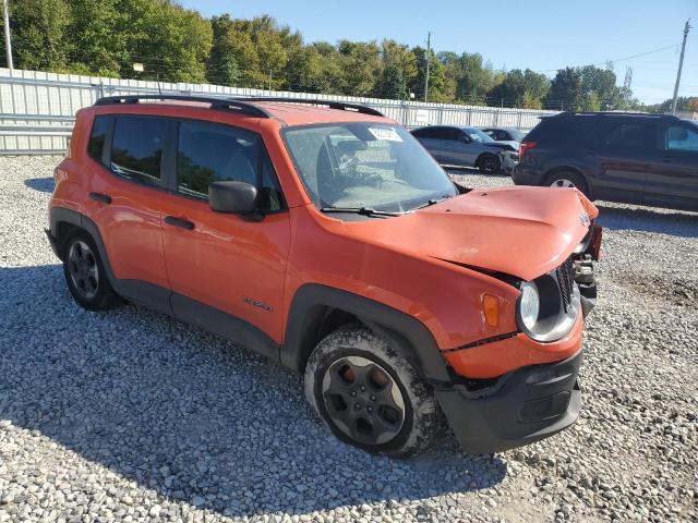 ZACCJAAH5HPG09515 - 2017 JEEP RENEGADE SPORT Orange Foto 4