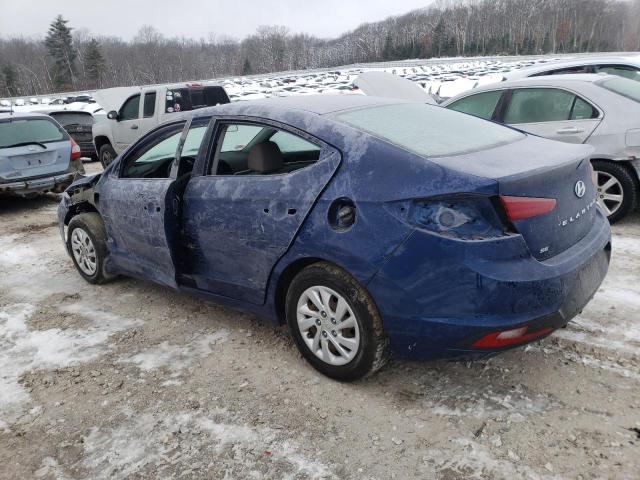 5NPD74LF6LH556826 - 2020 HYUNDAI ELANTRA SE BLUE photo 2