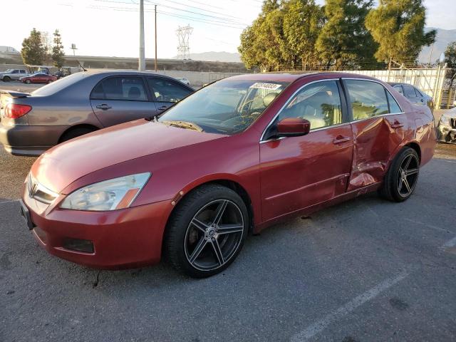 1HGCM66567A014692 - 2007 HONDA ACCORD EX BURGUNDY photo 1