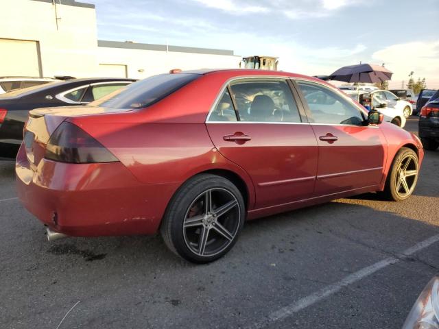 1HGCM66567A014692 - 2007 HONDA ACCORD EX BURGUNDY photo 3