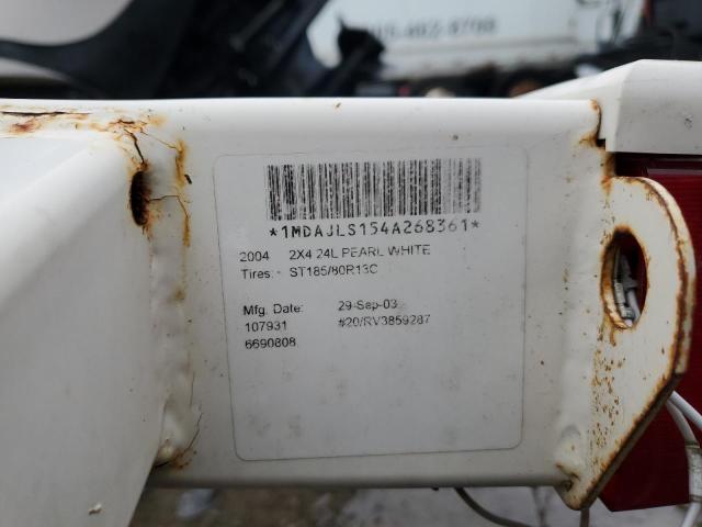 1MDAJLS154A268361 - 2004 SHOR TRAILER თეთრი ფოტო 10