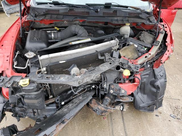 1D7RB1GT5AS265094 - 2010 DODGE RAM 1500 RED photo 11