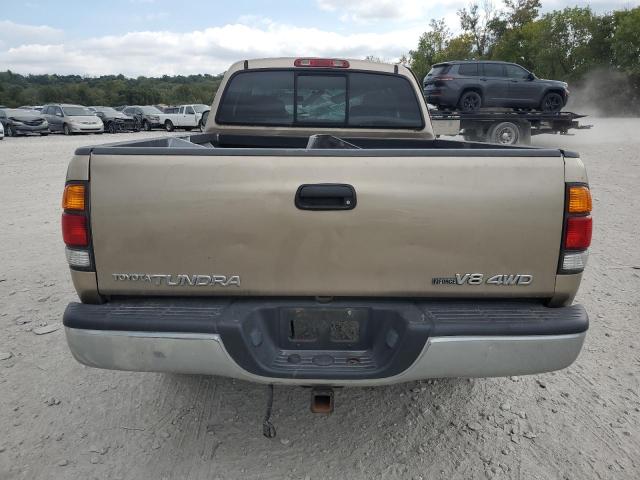 5TBBT44131S131845 - 2001 TOYOTA TUNDRA ACCESS CAB Золотий фото 6