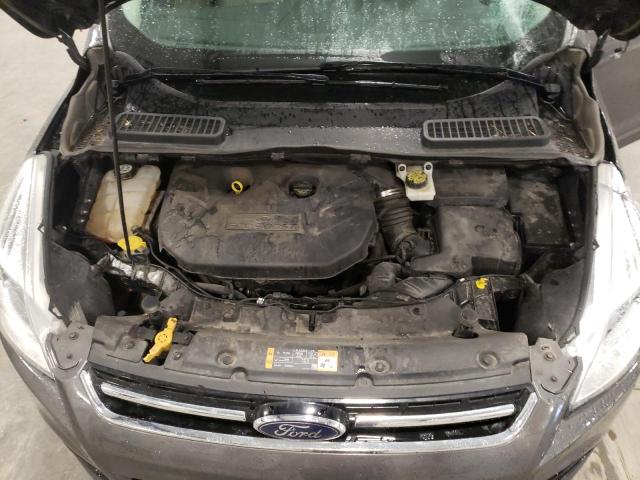 1FMCU9J91EUA15783 - 2014 FORD ESCAPE TITANIUM GRAY photo 11