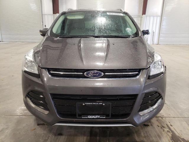 1FMCU9J91EUA15783 - 2014 FORD ESCAPE TITANIUM GRAY photo 5