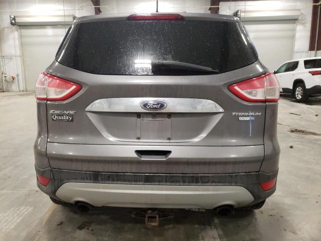 1FMCU9J91EUA15783 - 2014 FORD ESCAPE TITANIUM GRAY photo 6