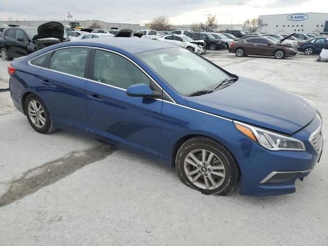 5NPE24AF4GH352716 - 2016 HYUNDAI SONATA SE BLUE photo 4