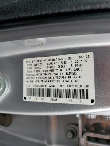 1HGCP26309A142640 - 2009 HONDA ACCORD LX SILVER photo 13