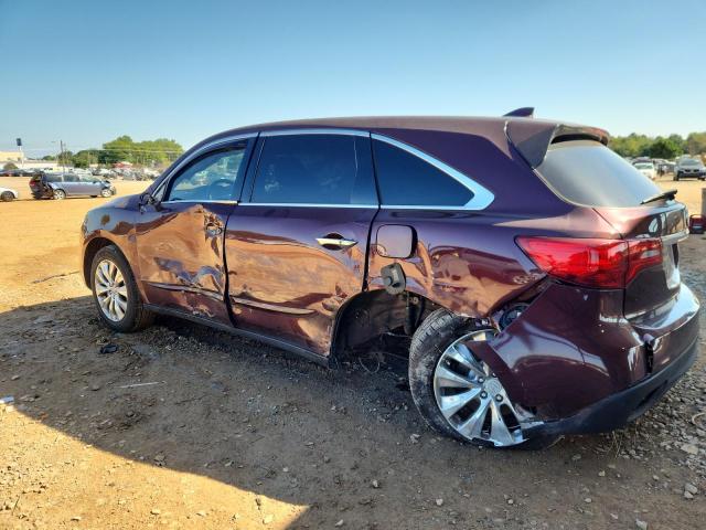 5FRYD4H42FB012665 - 2015 ACURA MDX TECHNOLOGY 勃艮第红 照片 2