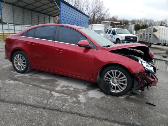 1G1PJ5SB1D7121066 - 2013 CHEVROLET CRUZE ECO RED photo 4