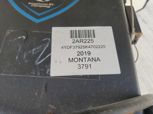 4YDF37925K4702225 - 2019 KEYSTONE MONTANA 米色 照片 10
