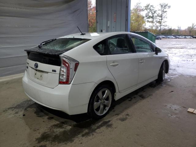 JTDKN3DU7D5598556 - 2013 TOYOTA PRIUS WHITE photo 3