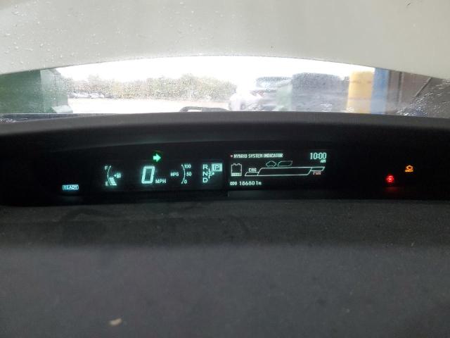 JTDKN3DU7D5598556 - 2013 TOYOTA PRIUS WHITE photo 9