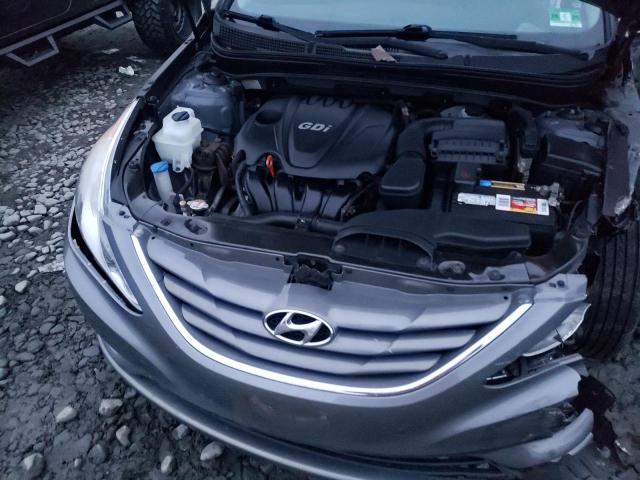 5NPEB4AC0DH787623 - 2013 HYUNDAI SONATA GLS GRAY photo 11