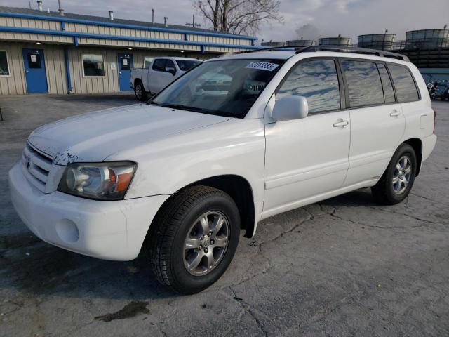 JTEDP21A970134852 - 2007 TOYOTA HIGHLANDER SPORT WHITE photo 1