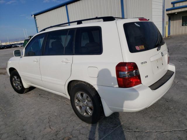 JTEDP21A970134852 - 2007 TOYOTA HIGHLANDER SPORT WHITE photo 2