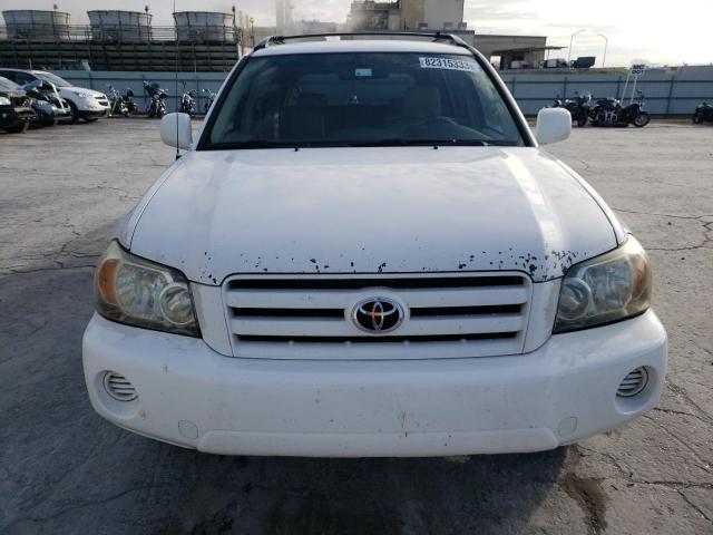 JTEDP21A970134852 - 2007 TOYOTA HIGHLANDER SPORT WHITE photo 5