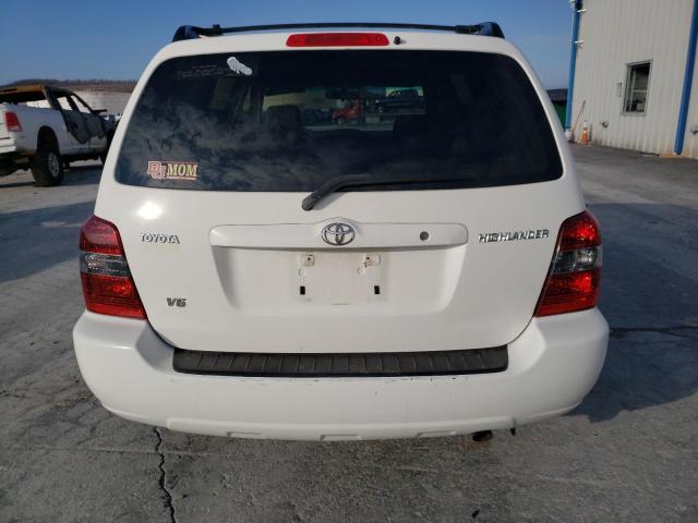 JTEDP21A970134852 - 2007 TOYOTA HIGHLANDER SPORT WHITE photo 6