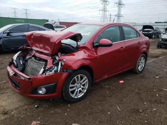 1G1JC5SH5D4130794 - 2013 CHEVROLET SONIC LT RED photo 1