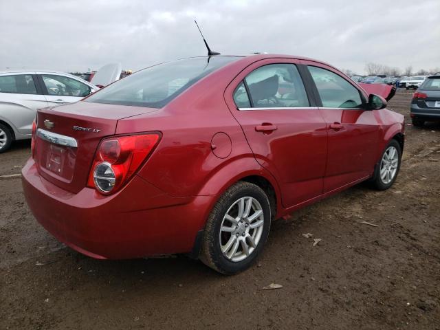 1G1JC5SH5D4130794 - 2013 CHEVROLET SONIC LT RED photo 3