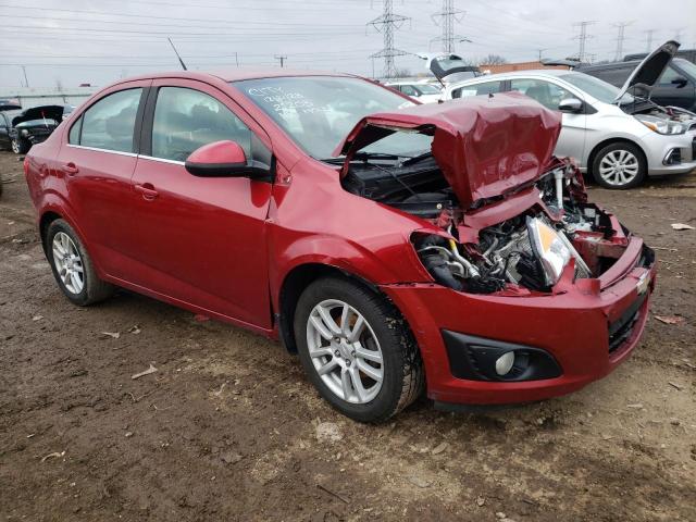 1G1JC5SH5D4130794 - 2013 CHEVROLET SONIC LT RED photo 4