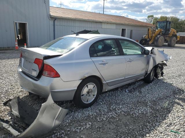 JHMFA36277S004559 - 2007 HONDA CIVIC HYBRID SILVER photo 3