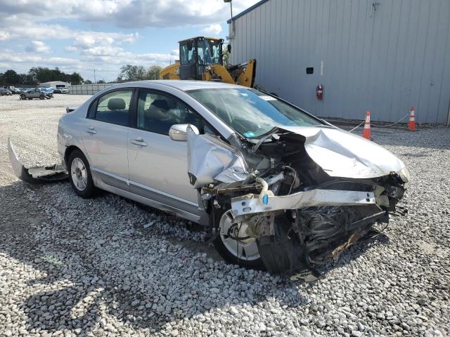 JHMFA36277S004559 - 2007 HONDA CIVIC HYBRID SILVER photo 4