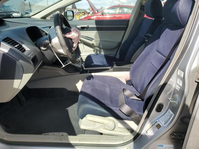 JHMFA36277S004559 - 2007 HONDA CIVIC HYBRID SILVER photo 7