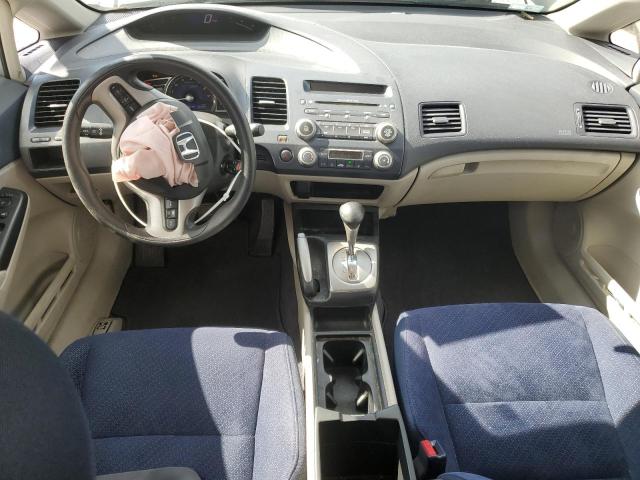 JHMFA36277S004559 - 2007 HONDA CIVIC HYBRID SILVER photo 8