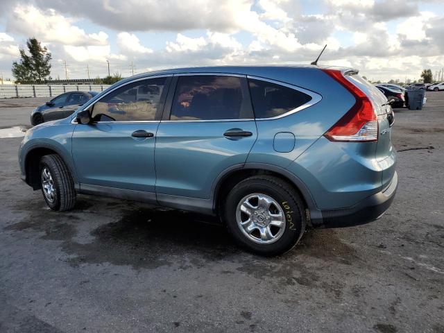 5J6RM3H32EL010038 - 2014 HONDA CR-V LX TURQUOISE photo 2