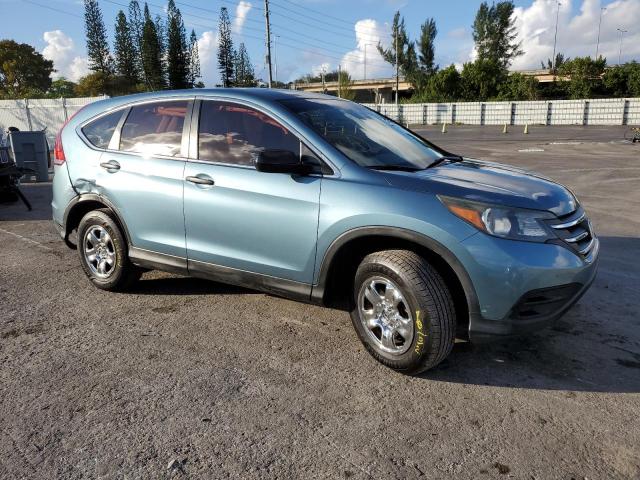 5J6RM3H32EL010038 - 2014 HONDA CR-V LX TURQUOISE photo 4