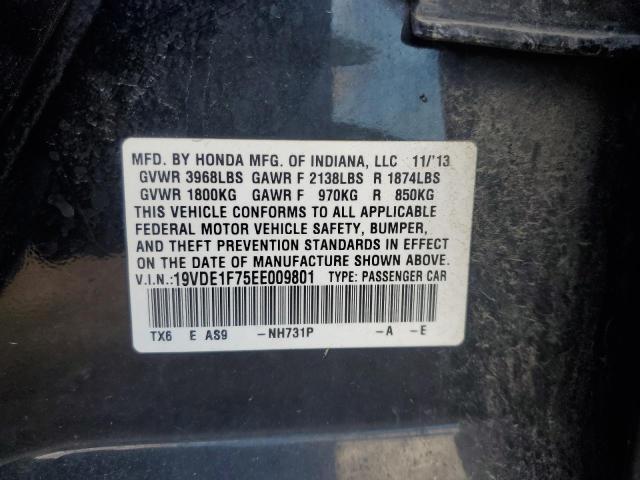 19VDE1F75EE009801 - 2014 ACURA ILX 20 TECH BLACK photo 12