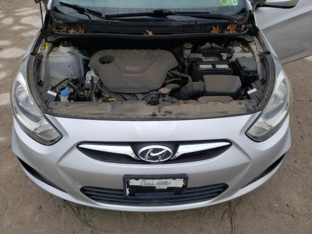 KMHCT4AE4CU059244 - 2012 HYUNDAI ACCENT GLS SILVER photo 11