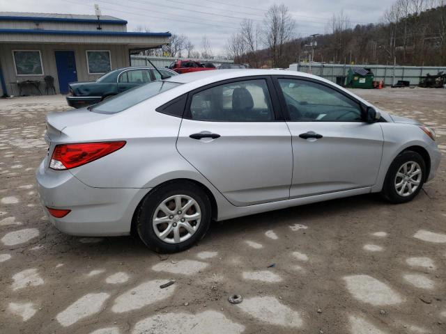 KMHCT4AE4CU059244 - 2012 HYUNDAI ACCENT GLS SILVER photo 3