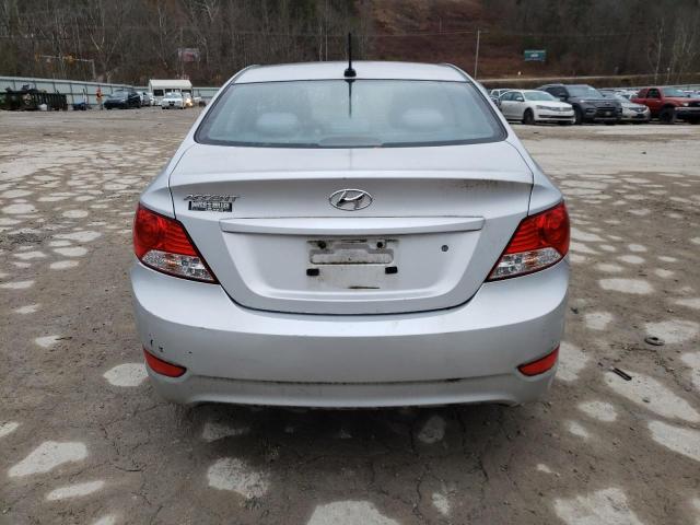 KMHCT4AE4CU059244 - 2012 HYUNDAI ACCENT GLS SILVER photo 6