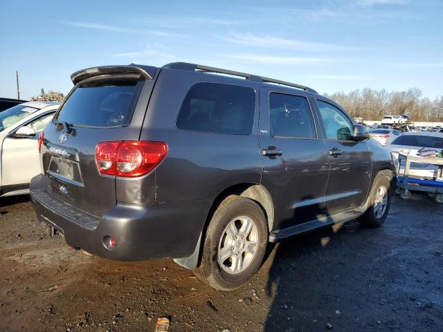 5TDZM5G11CS004146 - 2012 TOYOTA SEQUOIA SR5 GRAY photo 3