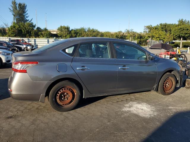 3N1AB7AP9FY377169 - 2015 NISSAN SENTRA S GRAY photo 3