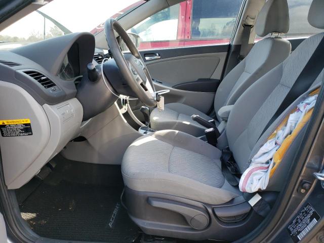 KMHCU4AE0CU160018 - 2012 HYUNDAI ACCENT GLS GRAY photo 7