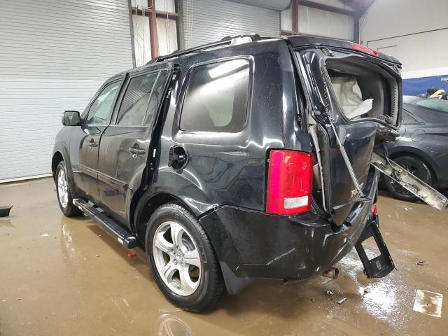 5FNYF4H69EB040054 - 2014 HONDA PILOT EXL BLACK photo 2