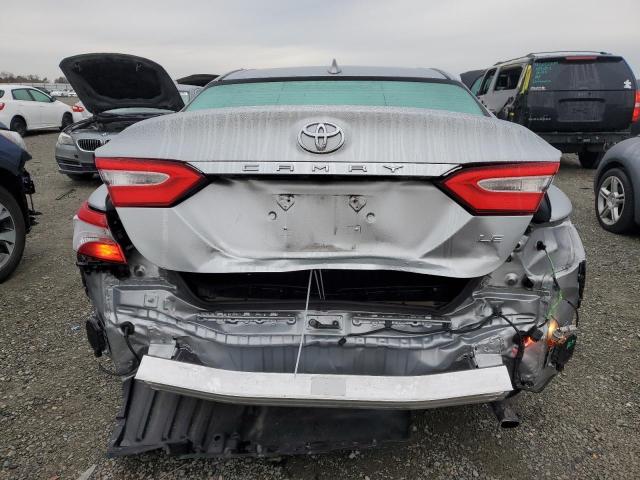 4T1B11HK6KU170551 - 2019 TOYOTA CAMRY L SILVER photo 6