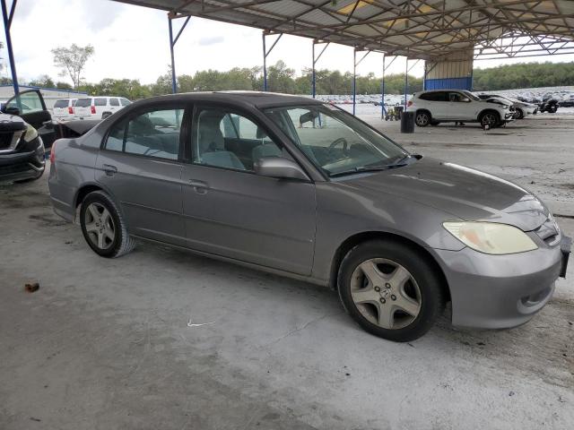 2HGES26834H539871 - 2004 HONDA CIVIC EX GRAY photo 4