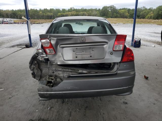 2HGES26834H539871 - 2004 HONDA CIVIC EX GRAY photo 6