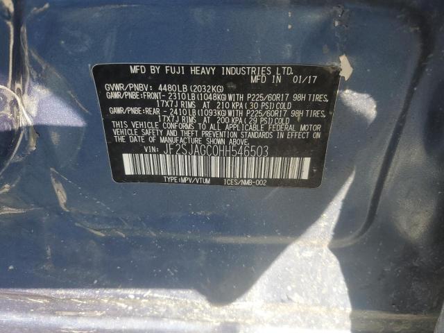 JF2SJAGC0HH546503 - 2017 SUBARU FORESTER 2.5I PREMIUM Blau Foto 13