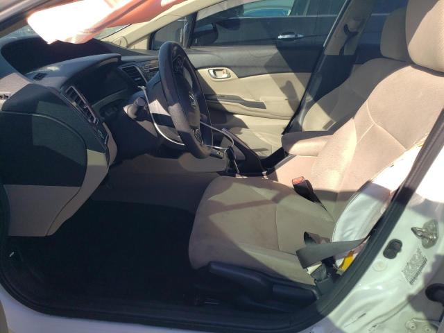 2HGFB2F51DH521993 - 2013 HONDA CIVIC LX WHITE photo 7