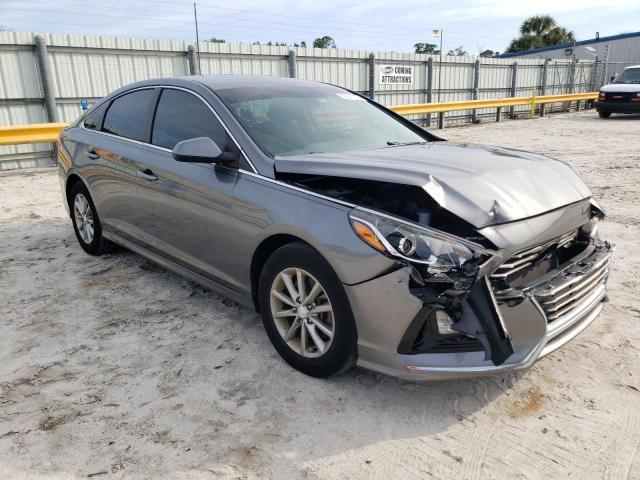 5NPE24AF1KH771406 - 2019 HYUNDAI SONATA SE GRAY photo 4